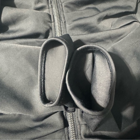 Lululemon Bold Move Zip Up Hooded Jacket Nulu Fabric Size 8 - Picture 13 of 15